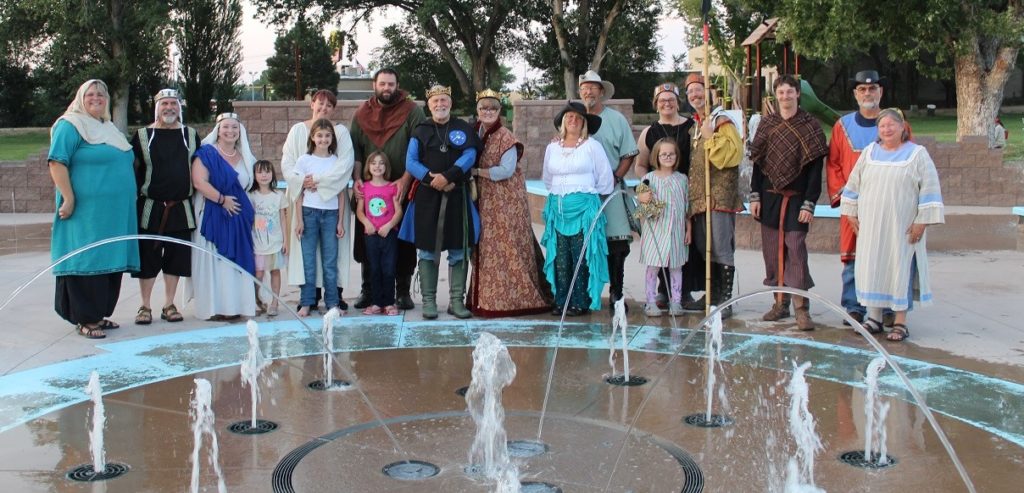 Group photo of Baronial Populace from August 2021
