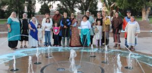 Group photo of Baronial Populace from August 2021